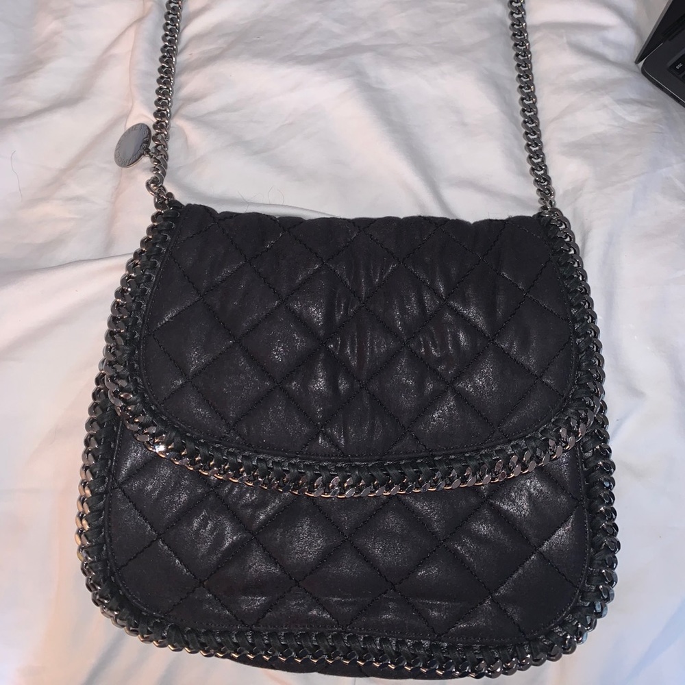 Stella McCartney Navy Shoulder Bag